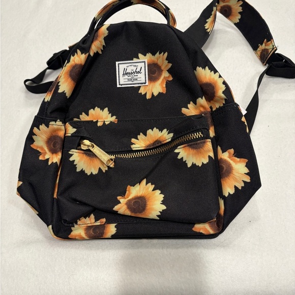 Handbags - Herschel Sunflower Print Mini Backpack